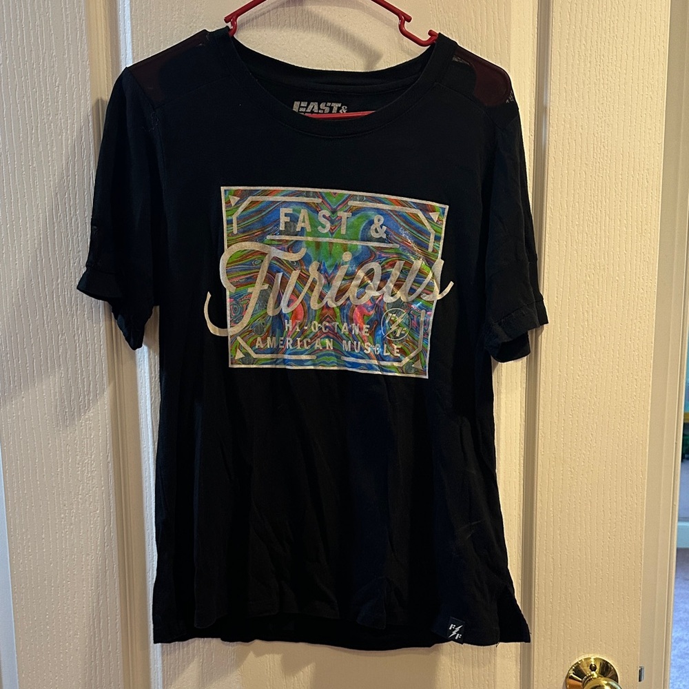 Black Fast & Furious by affliction Graphic T-Shirt